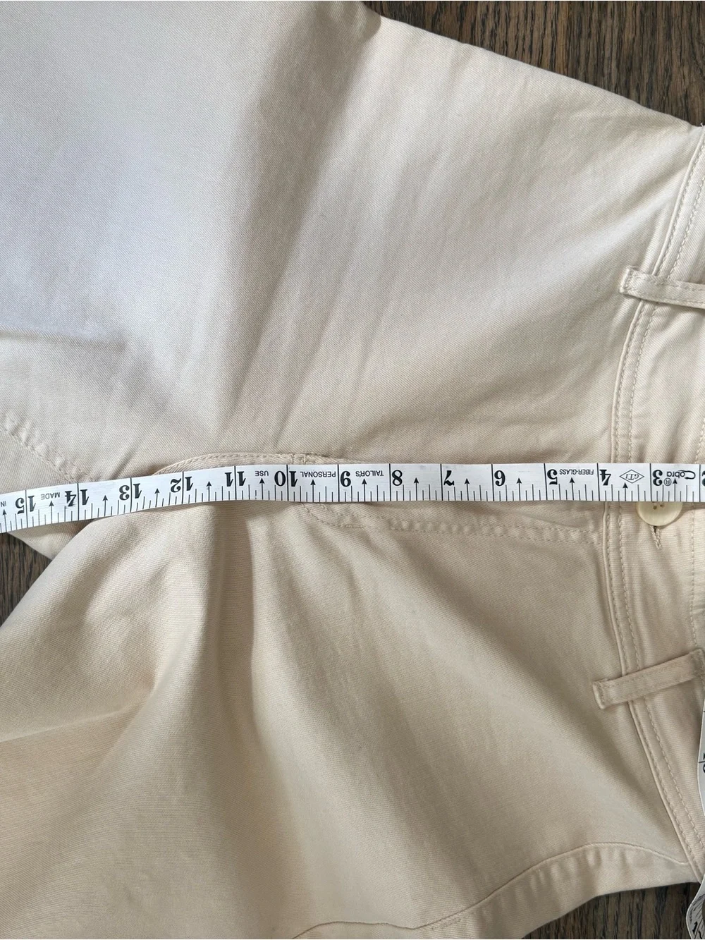 Oat New York High-Rise Wide Leg Ankle Jeans in Beige size 28. Like new.